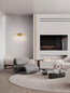 Preview: Nova Luce LED Wandleuchte Stellar dimmbar 11W warmweiss 3000K Gold Aluminium Kupfer 67x20cm 9186966