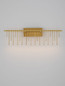 Preview: Nova Luce LED Wandleuchte Stellar dimmbar 11W warmweiss 3000K Gold Aluminium Kupfer 67x20cm 9186966
