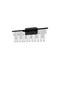 Preview: Nova Luce LED Wandleuchte Stellar dimmbar 11W warmweiss 3000K Schwarz Chrom Aluminium 67x20cm 9186967
