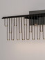 Preview: Nova Luce LED Wandleuchte Stellar dimmbar 11W warmweiss 3000K Schwarz Chrom Aluminium 67x20cm 9186967