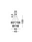 Preview: Nova Luce LED Pendelleuchte Stellar dimmbar 41W warmweiss 3000K Gold Aluminium Kupfer Ø65cm 9186968