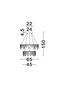Preview: Nova Luce LED Pendelleuchte Stellar dimmbar 41W warmweiss 3000K Schwarz Chrom Aluminium Ø65cm 9186969