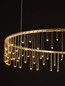 Preview: Nova Luce LED Pendelleuchte Stellar dimmbar 36W warmweiss 3000K Gold Aluminium Kupfer Ø100cm 9186978