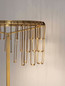 Preview: Nova Luce LED Tischleuchte Stellar dimmbar 16W warmweiss 3000K Gold Aluminium Kupfer Ø30cm 9186980