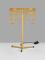 Preview: Nova Luce LED Tischleuchte Stellar dimmbar 16W warmweiss 3000K Gold Aluminium Kupfer Ø30cm 9186980