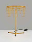 Preview: Nova Luce LED Tischleuchte Stellar dimmbar 16W warmweiss 3000K Gold Aluminium Kupfer Ø30cm 9186980