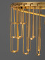 Preview: Nova Luce LED Tischleuchte Stellar dimmbar 16W warmweiss 3000K Gold Aluminium Kupfer Ø30cm 9186980