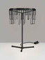 Preview: Nova Luce LED Tischleuchte Stellar dimmbar 14W warmweiss 3000K Schwarz Chrom Aluminium Ø30cm 9186981