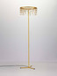 Preview: Nova Luce LED Stehleuchte Stellar dimmbar 17W warmweiss 3000K Gold Aluminium Kupfer 140cm 9186982