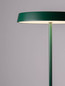 Preview: Nova Luce LED Stehleuchte Vetro 33W warmweiss 3000K Grün Aluminium 136cm 9223417