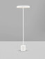 Preview: Nova Luce LED Stehleuchte Vetro 33W warmweiss 3000K Weiß Aluminium 136cm 9223418