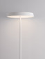 Preview: Nova Luce LED Stehleuchte Vetro 33W warmweiss 3000K Weiß Aluminium 136cm 9223418