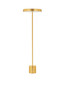 Preview: Nova Luce LED Stehleuchte Vetro 33W warmweiss 3000K Gold Aluminium 136cm 9223420