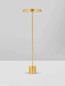 Preview: Nova Luce LED Stehleuchte Vetro 33W warmweiss 3000K Gold Aluminium 136cm 9223420
