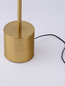 Preview: Nova Luce LED Stehleuchte Vetro 33W warmweiss 3000K Gold Aluminium 136cm 9223420
