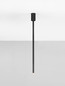 Preview: Nova Luce LED Deckenleuchte Stilvi schwenkbar 4W warmweiss 3000K Schwarz Aluminium Ø5x70cm 9232143