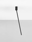 Preview: Nova Luce LED Deckenleuchte Stilvi schwenkbar 4W warmweiss 3000K Schwarz Aluminium Ø5x70cm 9232143