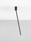 Preview: Nova Luce LED Deckenleuchte Stilvi schwenkbar 4W warmweiss 3000K Schwarz Aluminium Ø5x70cm 9232143