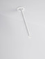 Preview: Nova Luce LED Deckenleuchte Stilvi schwenkbar 4W warmweiss 3000K Weiß Aluminium Ø5x24cm 9232144