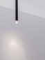 Preview: Nova Luce LED Deckenleuchte Stilvi schwenkbar 4W warmweiss 3000K Schwarz Aluminium Ø5x44cm 9232147
