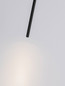 Preview: Nova Luce LED Deckenleuchte Stilvi schwenkbar 4W warmweiss 3000K Schwarz Aluminium Ø5x64cm 9232149