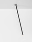 Preview: Nova Luce LED Deckenleuchte Stilvi schwenkbar 4W warmweiss 3000K Schwarz Aluminium Ø5x64cm 9232149