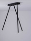 Preview: Nova Luce LED Pendelleuchte Stilvi 8W warmweiss 3000K Schwarz Aluminium 45x10cm 9232154