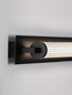 Preview: Nova Luce LED Wandleuchte Fasko 16W warmweiss 3000K IP44 Schwarz Glas Metall 80x9,5cm 9236298