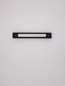 Preview: Nova Luce LED Wandleuchte Fasko 13W warmweiss 3000K IP44 Schwarz Glas Metall 60x9,5cm 9236300