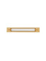 Preview: Nova Luce LED Wandleuchte Fasko 13W warmweiss 3000K IP44 Messinggold Glas Metall 60x9,5cm 9236302