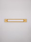 Preview: Nova Luce LED Wandleuchte Fasko 13W warmweiss 3000K IP44 Messinggold Glas Metall 60x9,5cm 9236302