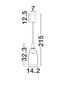 Preview: Nova Luce LED Pendelleuchte Imatia 7W warmweiss 3000K Messinggold Rauchschwarz Glas Metall Ø14cm 9236392
