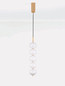 Preview: Nova Luce LED Pendelleuchte Klelia dimmbar 30W warmweiss 3000K Messinggold Metall Ø15cm 9236393
