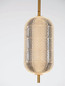 Preview: Nova Luce LED Pendelleuchte Klelia dimmbar 17W warmweiss 3000K Messinggold Metall Ø15cm 9236395