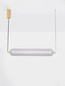 Preview: Nova Luce LED Pendelleuchte Klelia dimmbar 40W warmweiss 3000K Messinggold Metall 97x15cm 9236396