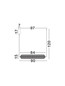 Preview: Nova Luce LED Pendelleuchte Klelia dimmbar 40W warmweiss 3000K Messinggold Metall 97x15cm 9236396