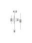 Preview: Nova Luce LED Wandleuchte Nous 8W warmweiss 3000K Messinggold Bernstein Glas Metall Ø30cm 9236397