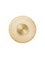 Preview: Nova Luce LED Wandleuchte Nous 8W warmweiss 3000K Messinggold Bernstein Glas Metall Ø30cm 9236398