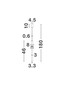 Preview: Nova Luce LED Pendelleuchte Stalactite dimmbar 8W warmweiss 3000K Schwarz Aluminium Keramik Ø8cm 9236402