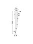 Preview: Nova Luce LED Pendelleuchte Stalactite dimmbar 32W warmweiss 3000K Schwarz Aluminium Keramik Ø35cm 9236407