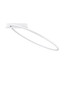 Preview: Nova Luce LED Deckenleuchte Kiklos dimmbar 30W warmweiss 3000K Weiß Stahl Aluminium 64x60cm 9248173