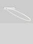 Preview: Nova Luce LED Deckenleuchte Kiklos dimmbar 30W warmweiss 3000K Weiß Stahl Aluminium 64x60cm 9248173