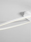 Preview: Nova Luce LED Deckenleuchte Kiklos dimmbar 30W warmweiss 3000K Weiß Stahl Aluminium 64x60cm 9248173