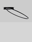 Preview: Nova Luce LED Deckenleuchte Kiklos dimmbar 30W warmweiss 3000K Schwarz Stahl Aluminium 64x60cm 9248174