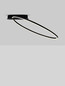 Preview: Nova Luce LED Deckenleuchte Kiklos dimmbar 30W warmweiss 3000K Schwarz Stahl Aluminium 64x60cm 9248174