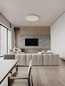 Preview: Nova Luce LED Deckenleuchte Figin dimmbar 49W CCT warm-/neutralweiss 2700-5000K Gold Stahl Aluminium Ø60cm 9248178