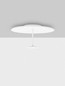 Preview: Nova Luce LED Deckenleuchte Nima dimmbar 30W warmweiss 3000K Weiß Stahl Aluminium Ø60cm 9248181