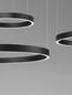 Preview: Nova Luce LED Pendelleuchte Elowen dimmbar 181W warmweiss 3000K Schwarz Aluminium 148x106cm 9345652