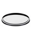 Preview: Nova Luce LED Deckenleuchte Ormi dimmbar 48W CCT warm-/neutralweiss 2700/3000/4000K Schwarz Aluminium Ø60cm 9345699