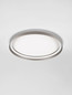 Preview: Nova Luce LED Deckenleuchte Ormi dimmbar 48W CCT warm-/neutralweiss 2700/3000/4000K Champagnerbraun Aluminium Ø60cm 9345701